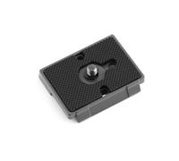 Gucagle Quick Release Plate Camera Mount Durable Lightweight Metal Alloy 1/4 Screw Hole Fast Fixing Stable Anti Rotation Compatible with 200PL 14 Black Grey 2.0 x 1.6inch