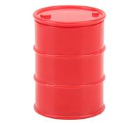 Gucagle RC Car Fuel Tank Decorative Safe Environmental Friendly Simulated Mini Fuel Tank for SCX24 AXIAL 1/18 1/24 Scale RC Cars Plastic Material 41.5 x 29mm (Red)