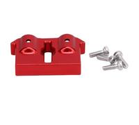 Gucagle RC Front Bumper Mount Aluminum Replacement for Ascent 18 1/18 Scale RC Car Upgrade Durable Anodized Surface Lightweight High Strength Connector (Red)