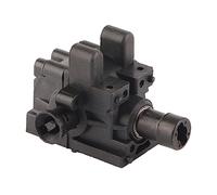 Gucagle RC Front Gear Box Plastic Steel Differential Housing Cover Case Durable Quiet Powerful Lightweight Replacement Part for ZD Racing 1/16 S16 EX16 16426 2011 RC Car Black 51x42x34mm