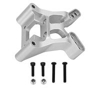 Gucagle RC Front Shock Tower Aluminum Alloy Upgrade Part High Performance Durable Shock Absorber Plate for Losi Baja Rey 1/10 Scale RC Cars 51x49x44mm (Silver)