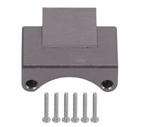 Gucagle RC Rear Axle Truss CNC Machined Rustproof Aluminum Alloy Upgrade Part for 1/24 Scale Axial SCX24 C10 JLU Models (Ti Color)