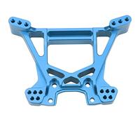 Gucagle RC Rear Shock Tower Aluminum Alloy Universal Rear Shock Tower Upgrade Part for Rustler 4WD 1/10 RC Car Durable High Strength Performance Enhancer (Blue)