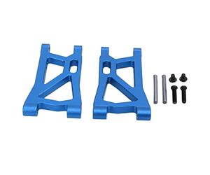 Gucagle RC Rear Swing Arm Kit Aluminum Alloy High Strength Lightweight Stable Performance Upgrade for REMO 1/16 SMAX RC Cars 57x31mm 2 Pieces (Blue)