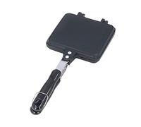 Gucagle Sandwich Maker Non Stick Detachable Double Sided Grill Frying Pan Universal IH Crimping for Kitchen Home Indoor Outdoor Aluminium Alloy 855g