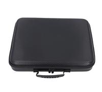 Gucagle Satellite Hard Carrying Case EVA Multi Compartment Satellite Dish Storage Bag for Outdoor Travel RV Durable Protective Equipment Organizer Portable Handle Design 42.5x34x7.5cm