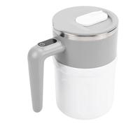 Gucagle Self Stirring Coffee Mug Stainless Steel LED Temperature Display Rechargeable Magnetic Automatic Mixing Mug for Home Office
