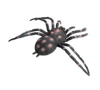 Gucagle Spider Model Lifelike Exquisite Simulated Large Spider Toy for Teaching Entertainment Halloween Decorations Party Prank Props Kids Adults PVC Material 20x15cm (Black)