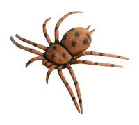 Gucagle Spider Model Lifelike Exquisite Simulated Large Spider Toy for Teaching Entertainment Halloween Decorations Party Prank Props Kids Adults PVC Material 20x15cm (Brown)