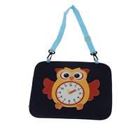 Gucagle Toddler Busy Board Early Education Sensory Activity Board Fun Interactive Basic Skills Learning Dress Cognition Felt Material 25x30cm