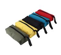 Gucagle Zippered Tool Pouch Bag Multifunctional Small Tool Storage Organizer Bags with Hanging Loop for Men Women 5 Colors 600D Polyester 24x16cm 5pcs