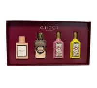 Gucci Miniature Gift Set 5ml Bloom EDP + 5ml Guilty Pour Femme EDT + 5ml Flora Gorgeous Gardenia EDP + 5ml Flora Gorgeous Orchid EDP