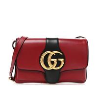 Gucci Arli Small Vitello Palmellato Lux Leather Bag - Cherry Red & Black