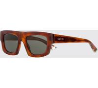 GUCCI Aviator Sunglasses in Acetate with Rectangular Frame and Logo - Size: OS - male