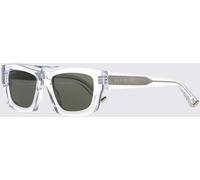 GUCCI Aviator Sunglasses in Acetate with Rectangular Frame and Logo - Size: OS - male