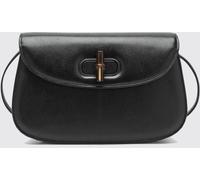 GUCCI Bamboo Small Goat Leather Shoulder Bag with Turn-Lock Closure