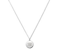 Gucci Blind For Love Disc Necklace Circle Motif Pendant Timeless Luxury Chain - Sterling Silver - ROX Diamond & Thrills Jewellery