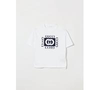 GUCCI Boy's Cotton T-Shirt with Contrast GG Monogram Print - Size: 4 - male