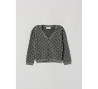 GUCCI Boy's GG Monogram Wool V-Neck Cardigan with Button Closure - Size: 12M - unisex