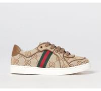 GUCCI Boy's Low-Top Sneakers in GG Monogram Jacquard Fabric - Size: 32 - male