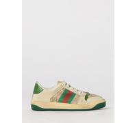 GUCCI Boy's Screener Sneakers with GG Monogram and Leather Trim - Size: 30 - male