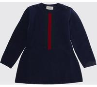 GUCCI Boy's Web Logo Long-Sleeve Wool Dress - Size: 12M - unisex