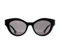 Gucci Cat Eye Womens Back Grey` GG0957S Sunglasses - Black - One Size