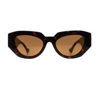 Gucci Women's Gg1421s Sunglasses, Havana-Havana-Brown, 51