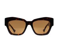 Gucci Cat Eye Tortoise Brown Gg1422S Brown One Size