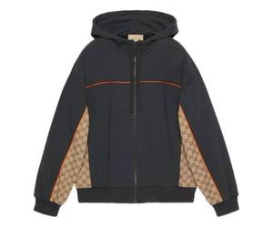 Gucci Cotton Jersey Zip Jacket 'Black' 768482-XJF35-1283 M