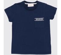 GUCCI Cotton T-Shirt with Logo - Size: 2 - male