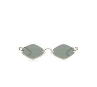 Gucci Eyewear geometric-frame sunglasses - Gold One Size