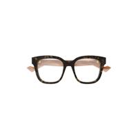 Gucci Eyewear havana-pattern square-frame glasses - Brown 52