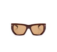 Gucci Eyewear rectangle-frame sunglasses - Brown 53