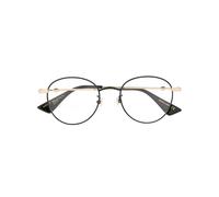 Gucci Eyewear round frame optical glasses - Black 50