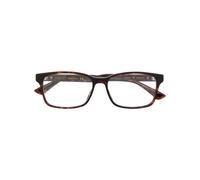 Gucci Eyewear square-frame logo glasses - Brown 55