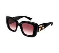 Gucci Woman Gucci GG1975S 001 Sunglasses Injected Black Red Butterfly