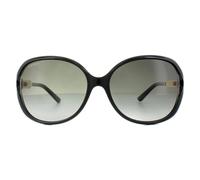 Gucci Fashion Black Gold Grey Gradient Sunglasses Black