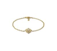 Gucci Flora 18ct Yellow Gold 6.7" Diamond Chain Bracelet
