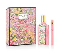 Gucci Flora Gorgeous Gardenia - Travel Set - 100ml Eau De Parfum Gift Set - NEW