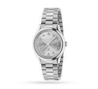 Gucci G-Timeless Silver Tone Stainless Steel Bracelet Watch