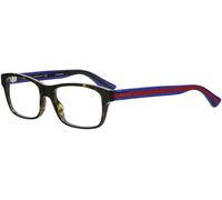 GUCCI GG 0006O 007 Havana & Blue Brille Eyewear Frames Glasses Eyeglasses Size55