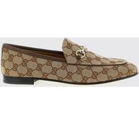 GUCCI GG Jacquard Monogram Canvas Jordaan Loafers - Size: 36½ - female