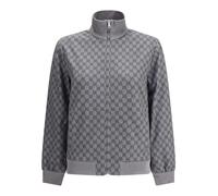 Gucci GG-monogram zip jacket - Grey XS-S-M