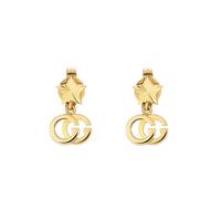 Gucci GG Running With Star 18ct Yellow Gold Drop Earrings D GUC-052