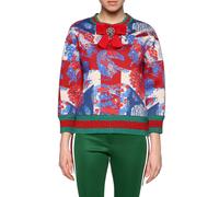Gucci GG Web Stripes Patterned Crystal Bow Pullover Sweater Jumper Sweatshirt M