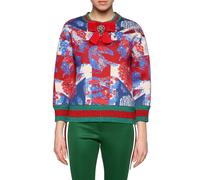 Gucci GG Web Stripes Patterned Crystal Bow Pullover Sweater Jumper Sweatshirt M