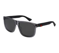 Gucci GG0010S 004 Man Sunglasses Acetate Grey Grey Squared Polarized