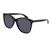 Gucci Round Womens Black Grey Sunglasses - One Size