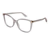 Gucci GG0026O 018 Woman Optical frames Acetate Grey Transparent Cat Eye